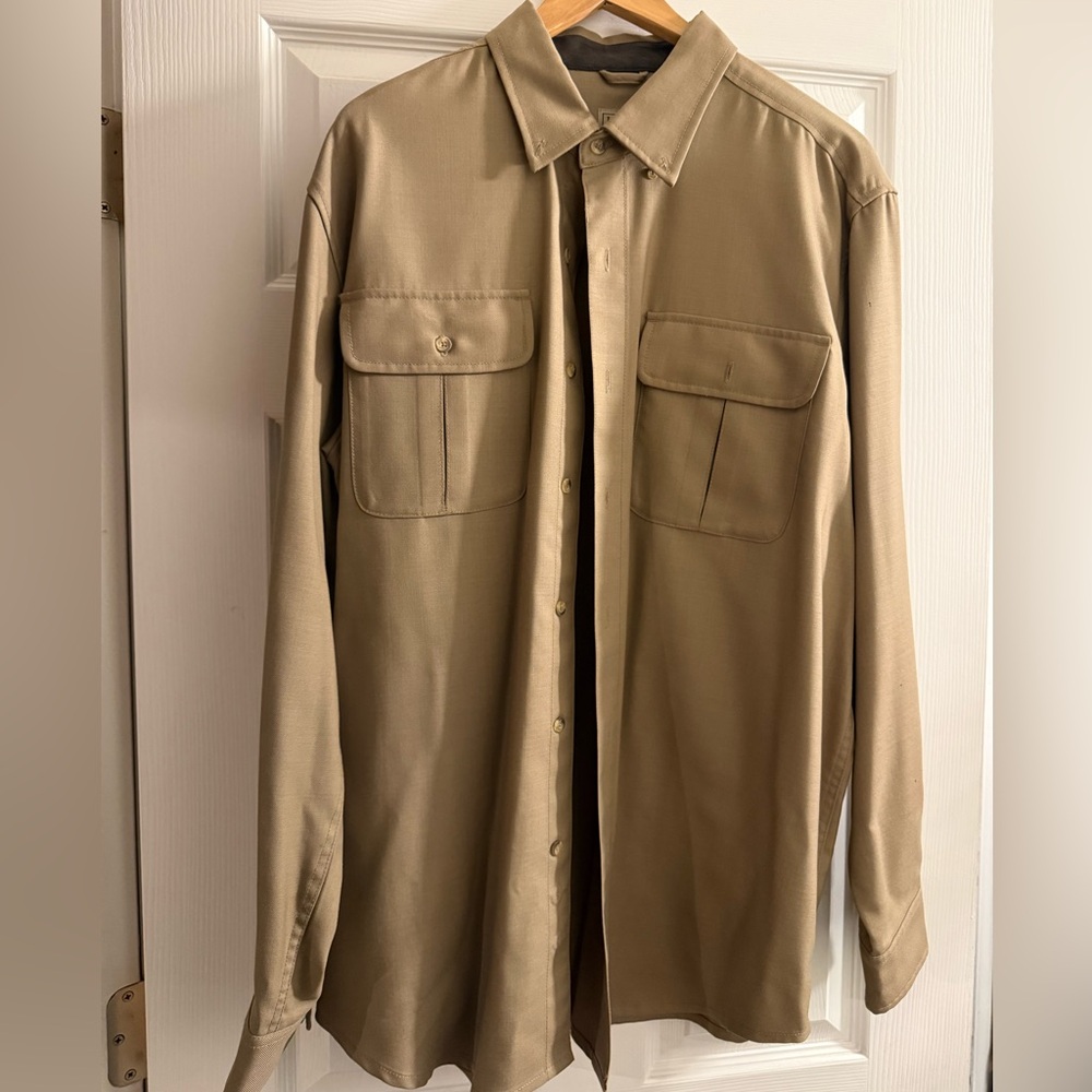LLBEAN Wool Button Down Shirt